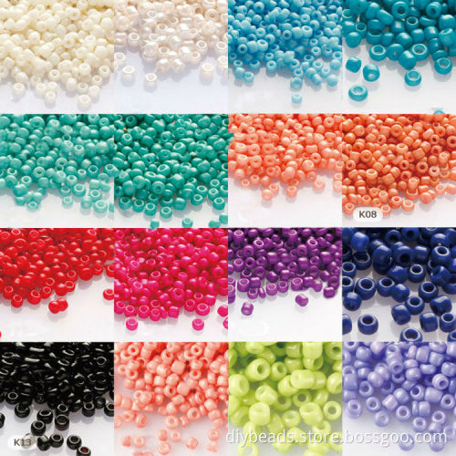 Seed Bead glass paint 16colors to option #15 irregular round